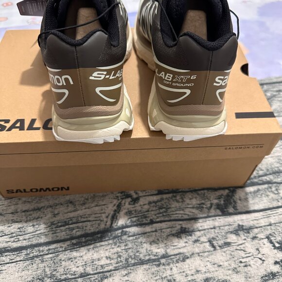 Salomon Xt-6 Recut Series Sneakers, Black And Brown - Picture 2 of 7